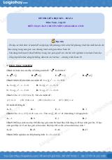 Đề thi giữa kì 1 Toán 10 Cánh diều - Đề số 4
